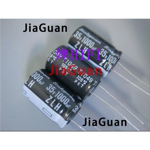 20PCS NEW RUBYCON ZLH 1000UF 35V 12.5X20MM ZLH 35V1000UF 105 degrees 1000UF/35V high frequency low resistance and long life
