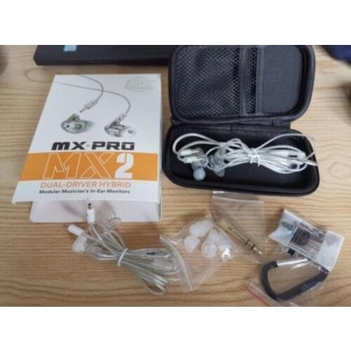 2021 MEE Professional MX2 PRO 3.5mm HiFi In-Ear Monitors Earphones with Detachable Cables Wired earphones