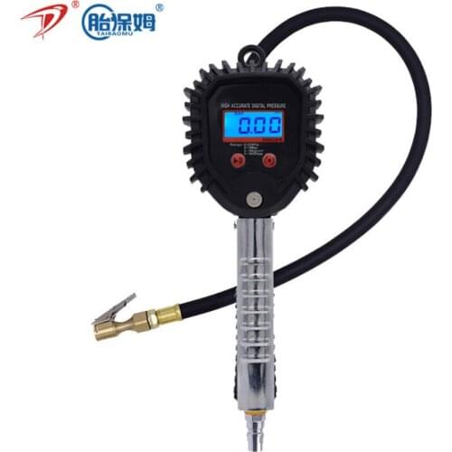 Car Digital Display Tire Pressure Gauge Gun Inflation Table Barometer