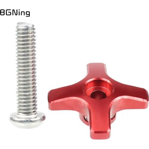 BGNing CNC 304 Stainless Steel Screw w/ M5 M6 M8 M10 M12 Thread & Metal Plum Head Hand Tighten Mount Clamping Knob Handle Screws