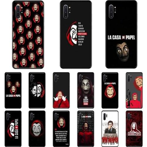 Spain TV Money Heist House Paper Phone Case For Samsung A31 A70 A20E S10 E S20 Plus Note 9 20