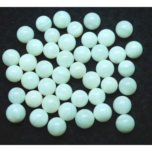 50pcs nature shell beads loose mother of pearl NO hole frewater shell beads 6-7mm7-8mm 8-9mm round shape for beads collections