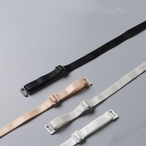 1Pair 1.1cm Width Women Slip Resistant Bra Straps Women Lingerie Double Shoulder Elastic Brassiere Lady Bra Strap Accessories