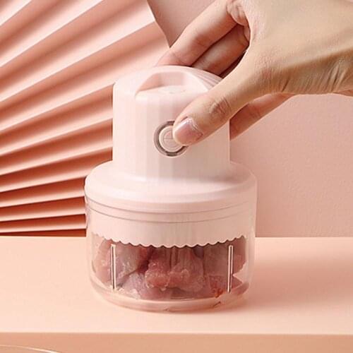 Electric Food Crusher Mini Garlic Press Garlic Crusher Vegetable Chopper For Kitchen Crushed Garlic Crushed Ginger Crushed Chili