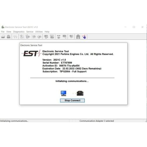 EST 2018A Keygen+software forPerkins UNLOCK