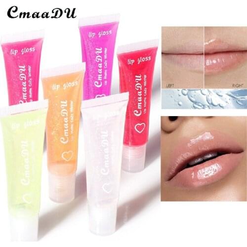 Cosmetics Lip Gloss Pure Transparent Moisturizing Lip Balm Lip Glaze Winter Lip Oil White Womens Make Up