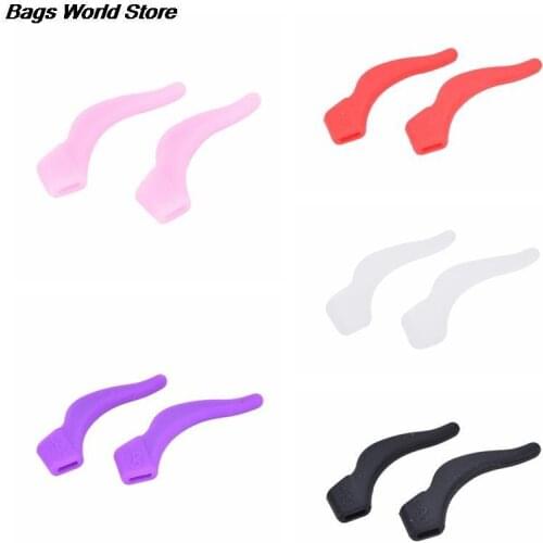 Fashion Anti Slip Ear Hook Eye Glasses Silicone Grip Temple Tip Holder Spectacle Eyeglasses Grip Eyeglass Eyewear Accessories