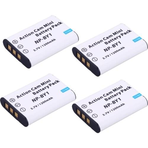 NP-BY1 NPBY1 NP BY1 Battery + battery Charger For Sony HDR-AZ1VR AZ1 AZ1V AZ1VR Sport Action Cam Mini Camcorder np by1
