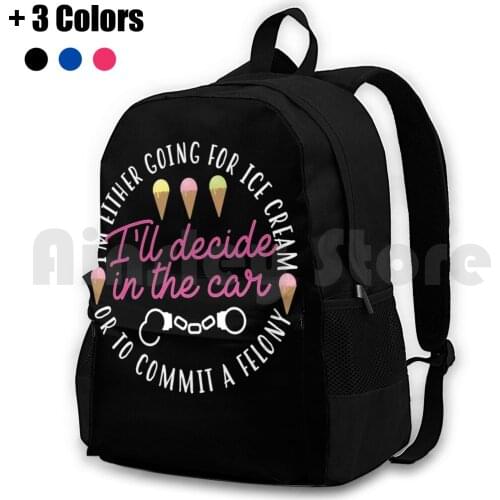 Ice Cream Or A Felony Outdoor Hiking Backpack Riding Climbing Sports Bag Golden Girls The Golden Girls Golden Girls Quotes