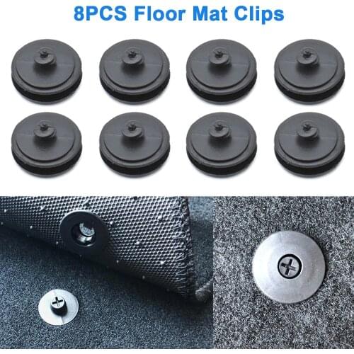 Universal Car Carpet Floor Mat Clips Retention Holders Grips Carpet Fixing Clamps Buckles Anti Skid Fastener Retainer Resistant
