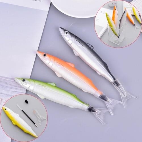 1PCS Creative Cute Fish modelling Pen Peculiar Shape Lovely Stationery 5mm