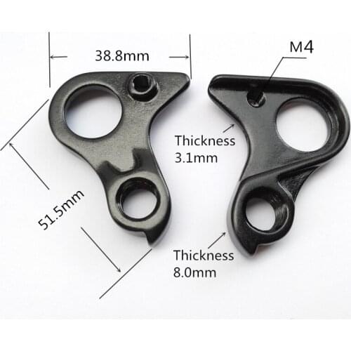 1pc Bicycle gear rear derailleur hanger For Felt Compulsion 10 30 50 Felt Edict Nine MECH with M4 Bolt dropout carbon frame bike