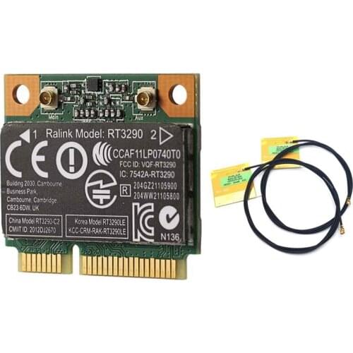150Mbps 2.4Ghz RT3290 802.11B/G/N Wireless Wlan WIFI + Bluetooth BT 3.0 Half Mini PCI-E Card for HP CQ58 M4 M6 4445S DV4