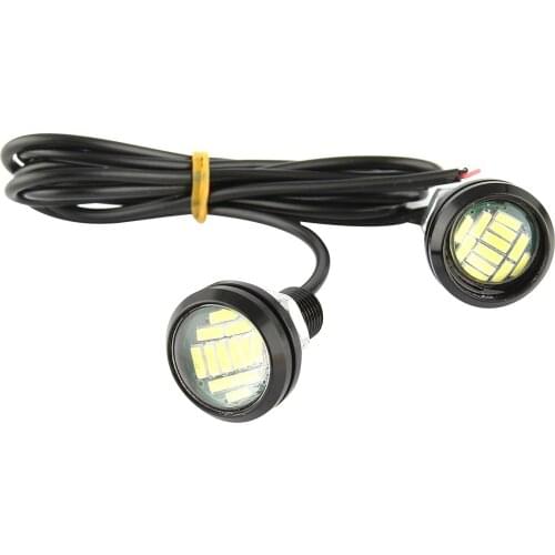 2pcs Daytime Running Light High Brightness Eagle Eye LED Lamp 12V Low Consumption Motorbike Side Marker Water Resistant