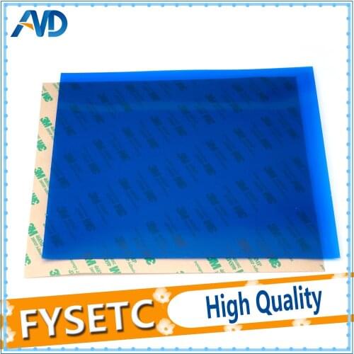 2pcs 220*220mm PEI Frosted Blue Build Surface Polyetherimide Cold Sheet With 3M 468MP Adhesive For Wanhao i3 Anet A8 A6 Ender 5