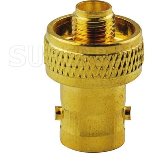 Superbat 5pcs BNC Female Jack to SMA Female RF Coaxial Connector