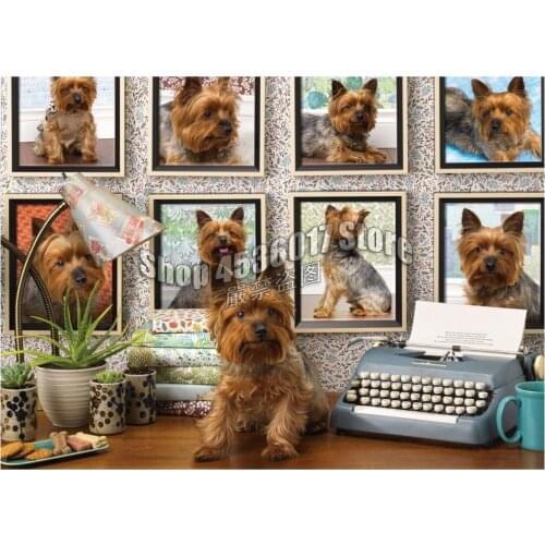 5D Diy Diamond Painting Yorkies Are Cross Stitch Embroidery Wall Sticker Diamond Mosaic Dogs animals Christmas Crafts Rhinestone
