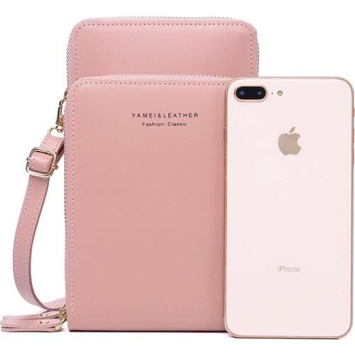 Brand Cell Phone Bags Women Wallet Card Holders Handbag Purse Clutch Messenger Shoulder Long Straps Dropshipping Bolsa Feminina