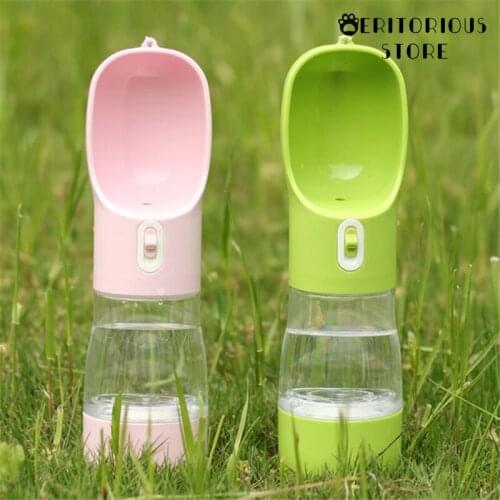 Pet Dog Water Bottle Feeder Bowl Portable Water Food Bottle Pets Outdoor Travel Drinking Dog Bowls Water Bowl for Dogs
