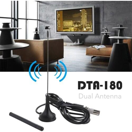 80 miles Indoor Digital HDTV TV Antenna Receiver 4K HD VHF UHF Freeview