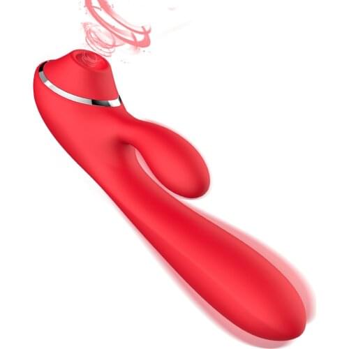Dildo Clitoral Sucking G Spot Clit Vibrators for Women Licking Vibrator Clitoris Nipple Stimulator with 10 Vibration 10 Sucking