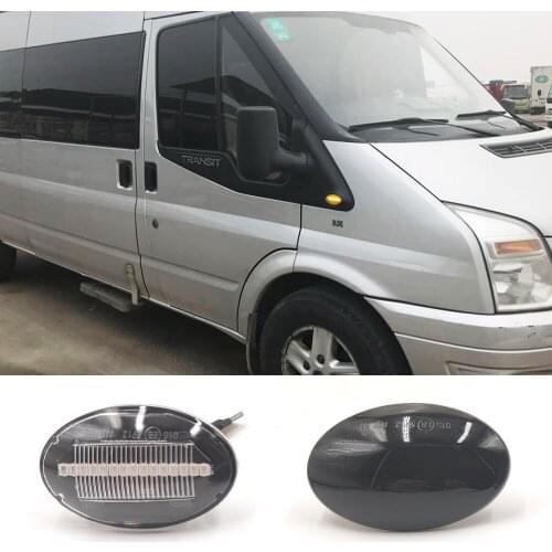 2PCS Flowing Turn Signal LED Dynamic Side Marker Light For Ford Fiesta III IV MK3 MK4 KA Mondeo I MK1 Transit Tourneo MK6 MK7