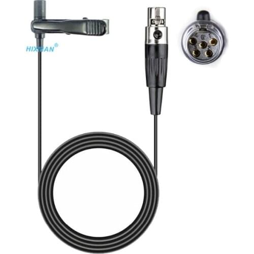 HIXMAN Pro LM3-AW OmniDirectiona Lapel Tie clip lav Lavalier Condenser Microphone For Audio Techncia ATW-T101 U100 Wireless Mics
