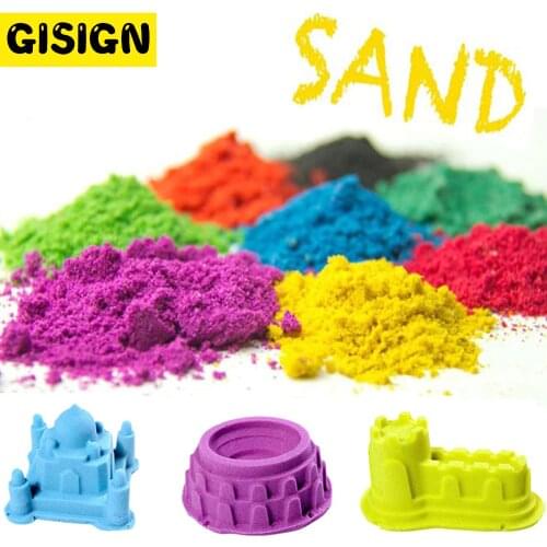 Play Dough Magic Sand Educational Colored Dynamic Sand Indoor Arena Play kids Toys for Children space sand