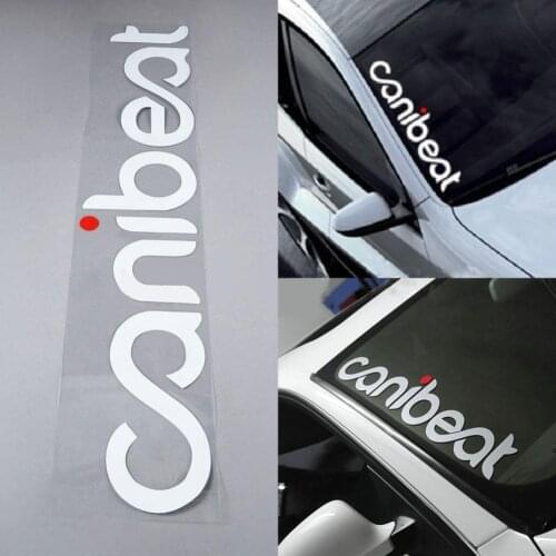 Cool Canibeat Car Sticker Window Front Windshield Decal Auto Motorcycle Decor