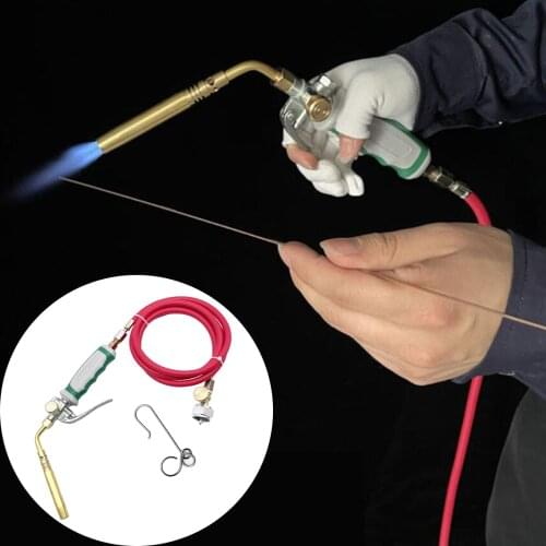Mapp Propane Torch 1.6M Hose Brazing Welding Plumbing Torch Solder Tool Kit Torch Head Propane Igniter Gas Mapp Blow Cylinder