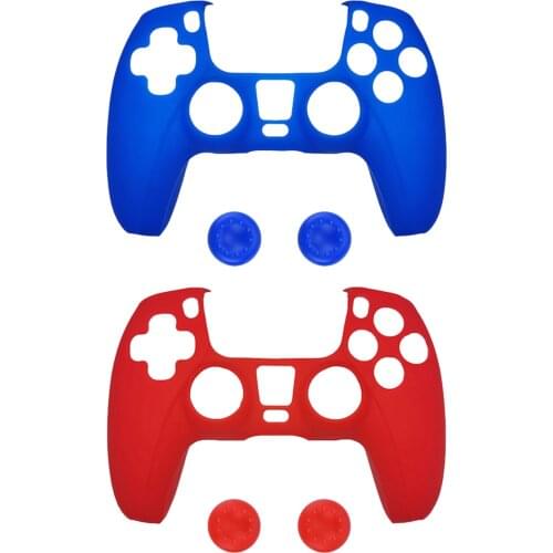 Soft Silicone Gamepad Protective Case Cover Game Pad Joystick Case For SONY Playstation 5 PS5 Game Controller Skin Guard