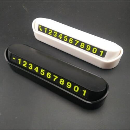 New！Car Styling Temporary Parking Card Phone Number Card for Land Rover Range Rover/Evoque/Freelander/Discovery