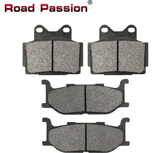 Road Passion Motorcycle Front and Rear Brake Pads for Yamaha XJ600 XJ600N XJ600S XJ 600 N S 1992 1993 1994 1995 1996 1997