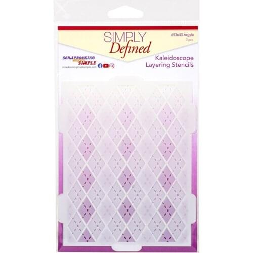 Simple Definition of Kaleidoscope Layering Stencils for DIY Scrapbooking Album Stamp Make Paper Card Embossing New Die Cut 2021