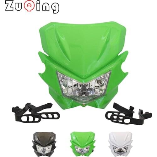 Motorcycle Universal Headlight Headlamp For Kawasaki KLX125 KLX150 250 450 CRF YZF EXC RMZ Dirt Bike Motocross Enduro Off Road