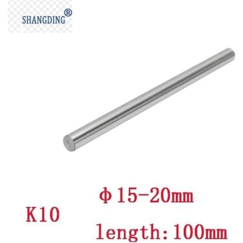 1 piece TUNGSTEN Solid Carbide Round Rod 15mm-20mm X 100mm Lathe tools Bar K10 metal processing machinery