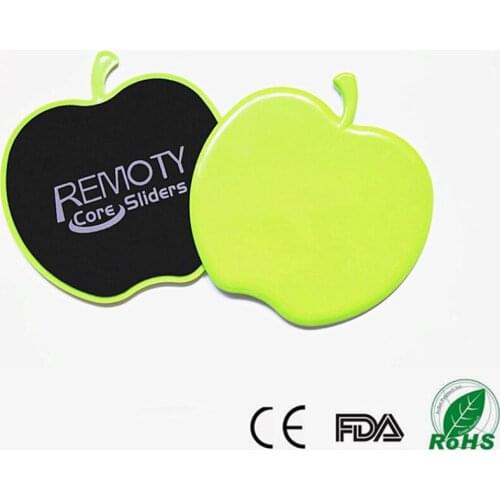 Apple type Gliding Discs Slider Fitness Disc Exercise Sliding Plate For Yoga Gym Abdominal Core Training Exercise Equipment