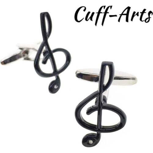 Cuffarts Simple Music Cufflinks Business Men Shirt Cuff Button for Gentleman Wedding Jewelry Gifts Cuff Link Gemelos C10027