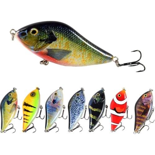 1Pcs Slider Jerkbait 10cm 45g Jerk Bait Sinking Hard Plastic Fishing Lures Bass Pike Musky Wobbler Bait Crankbait Fishing Tackle