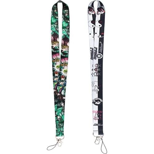 24pcs/lot MD575 DMLSKY Anime Phone Lanyard Fashion Strap Neck Lanyards for ID Card Phone Keys For Fans