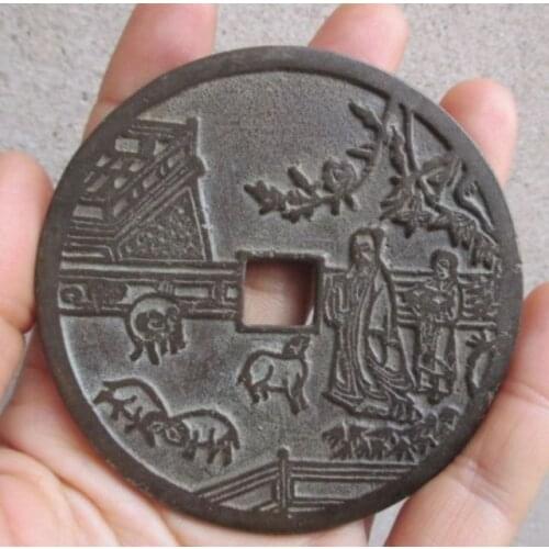7.5 cm * / Chinese ancient palace collection copper - panasonic old man
