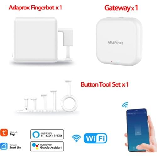 Adaprox Fingerbot The Smallest Robot Smart Life/TUYA App Smart Mechanical Arms Remote Control Work With Alexa Google Assistant