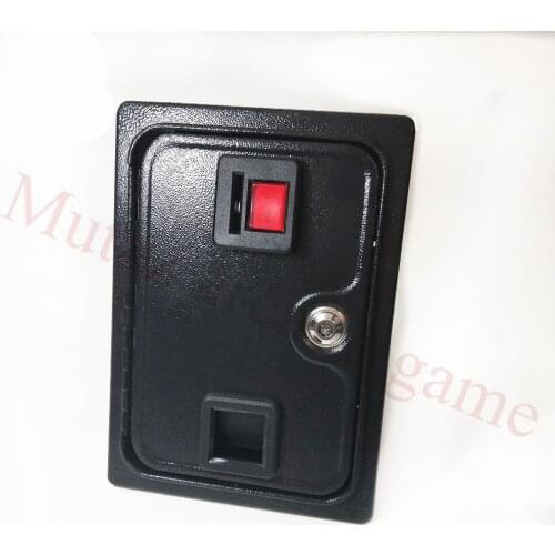 American style Arcade front entry Single Coin Door With Quarter Acceptor For Coin operated game machine Iron Door