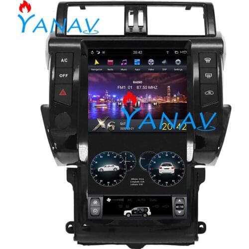 13.6" big Screen 4+64G Android Car GPS Navigation For-TOYOTA Land Cruiser Prado 2014-2017 Vertical screen Multimedia Player