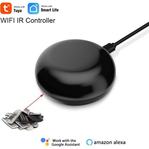 Tuya WiFi IR Remote Control Hub,WiFi Smart Home Infrared Universal Remote Controller Air Conditioner TV For Alexa Google Home