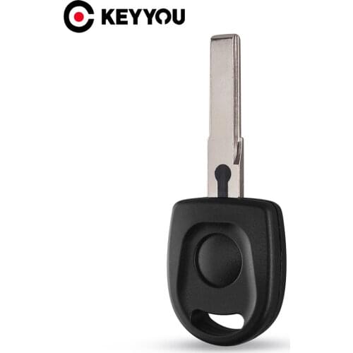 KEYYOU 10X 20X Transponder Key Shell NEW Uncut Blade HU66 Blade Car Key Blank Case For VW Volkswagen SKoda SEAT key Case