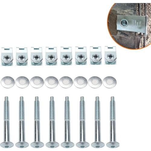 Truck Bed Mounting Hardware Kit Replacement for W708605-S436, Easy to Install, Compact