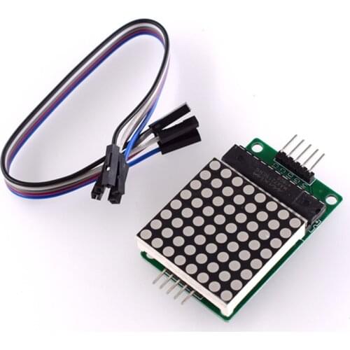 MAX7219 Dot Led Matrix Module Controller MCU Control LED Display 8 * 8 For Arduino 5V Interface Module DIY KIT