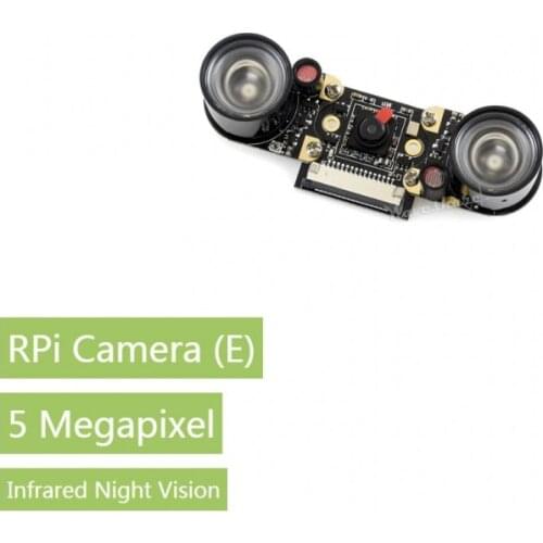 Raspberry Pi Camera (E) Night Vision Camera Module 5 Megapixel OV5647 Sensor Fixed Focal Length for all Raspberry Pis