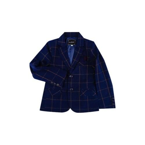 New Design School Boys graduation Blazer Kids DanceJacket for Boys Children Formal Wedding Birthday Party Performance Jacket